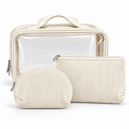 Multipurpose Cosmetic Pouch (White)