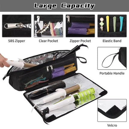 Hot Hair Tools organiser bag with Heat Resistant