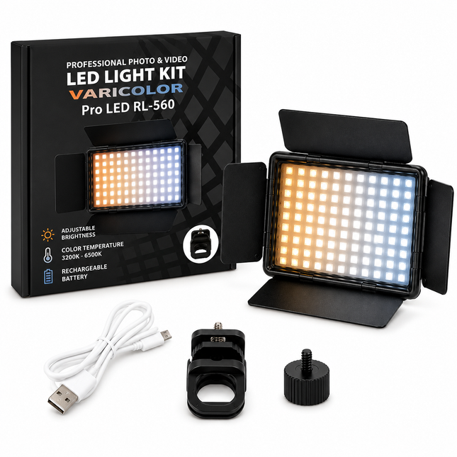 LED Video Light for Photography & Videography