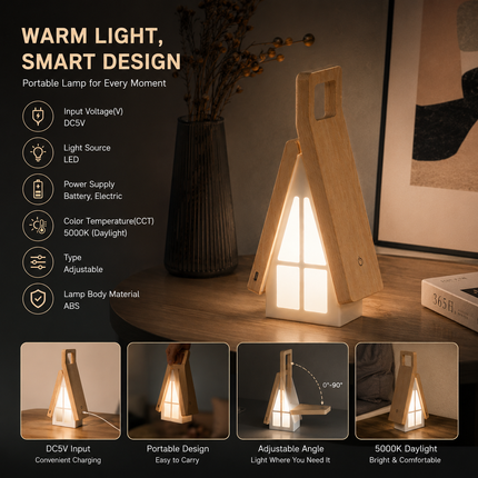 Portable LED Desk Lamp