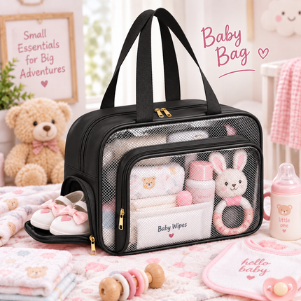 Multipurpose kids bag with Spacious Compartments & Waterproof Design(Black)