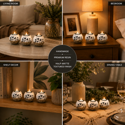 Elegant Handmade Candle Holder Set(Model A)