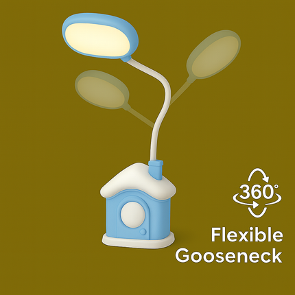 Cute House LED Lamp(Sky blue)