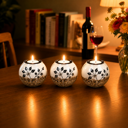 Elegant Handmade Candle Holder Set(Model A)