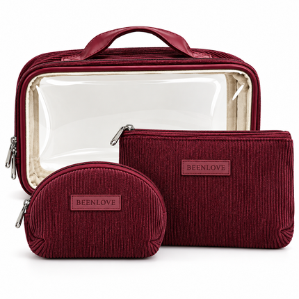 Multipurpose Cosmetic Pouch (Maroon)