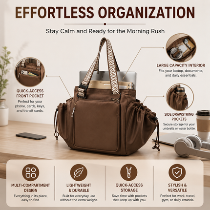 Coslifestore Convertible Travel Bag with Multiple Compartments