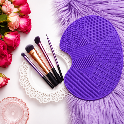 Professional Brush Cleaner Pad (Violet)