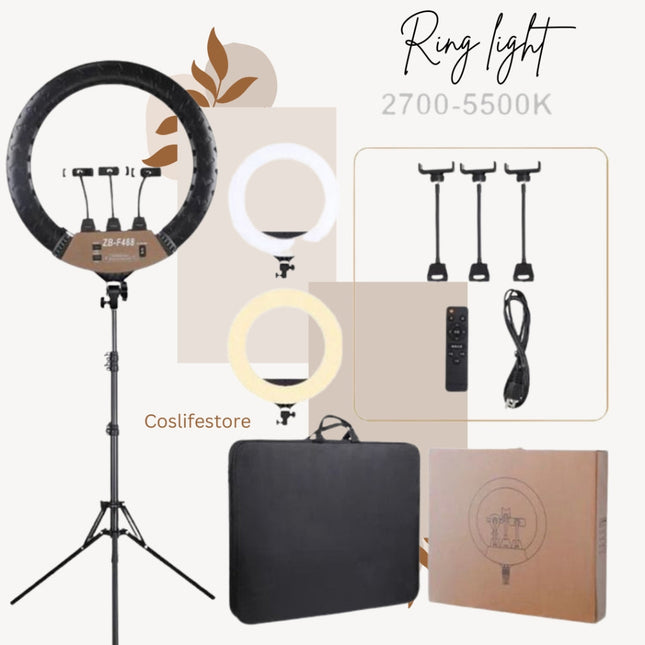18 INCH RING LIGHT FOR BUDDING MAKEUP ARTISTS