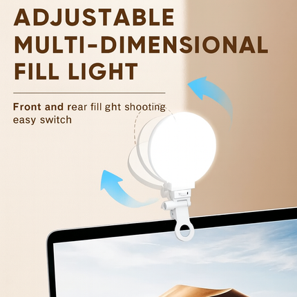 Portable Mini Clip-On LED Ring Light