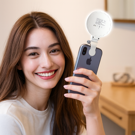 Portable Mini Clip-On LED Ring Light