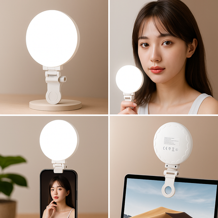 Portable Mini Clip-On LED Ring Light