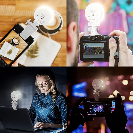 Portable Mini Clip-On LED Ring Light