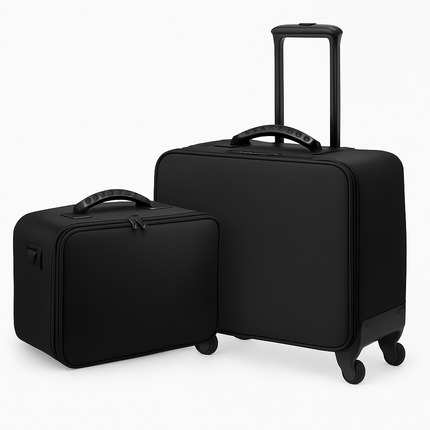 XXL-Adjustable Compartment Vanity in Trolley Style