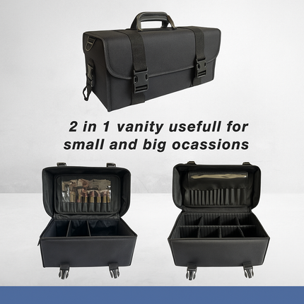 Double-Decker-Vanity in trolley style- with detachable feature