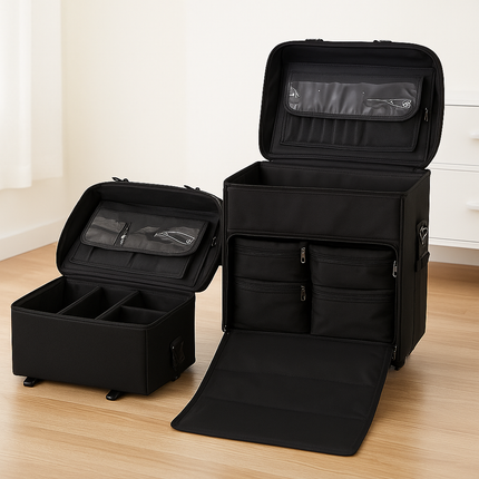 Double-Decker-Vanity in trolley style- with detachable feature