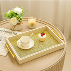 Decorative tray white
