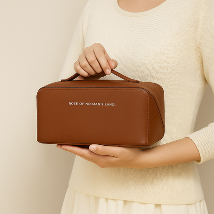 Premium Cosmetic Travel Bag (Brown)
