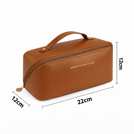 Premium Cosmetic Travel Bag (Brown)