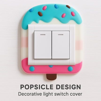 Pack of 4 Silicone Light Switch Covers for Kids