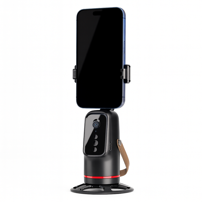 Coslifestore Auto Face Tracking Phone Holder, 360Â° Rotation Face Body Phone Tracking Tripod Smart S