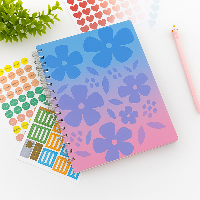 Coslifestore-Spiral-Bound-Notebook/Diary-A4-Size-100-Ruled-Pages-Durable-Hardcover-Premium-Writing-J