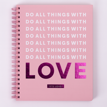 A5 Spiral Notebook – Do Things With Love
