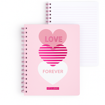 A5 Spiral Notebook - Love forever