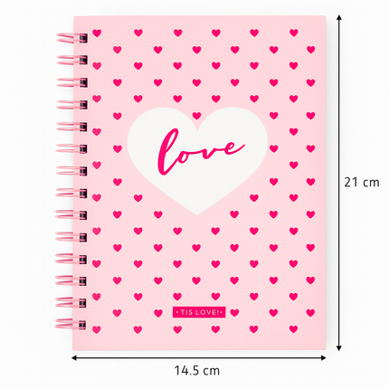 A5 Spiral Notebook - Its Love