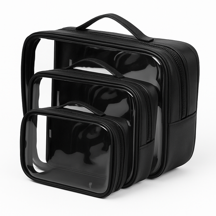 COSLIFESTORE-PACK OF 3 PVC POUCHES