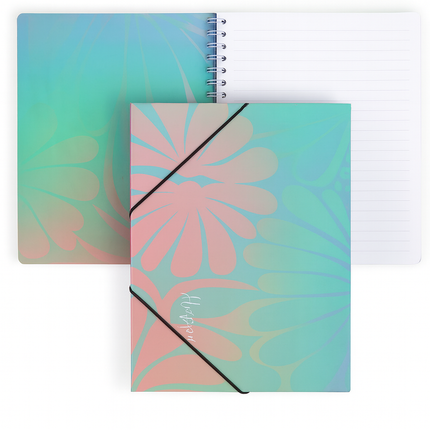 Premium A4 Spiral Notebook(Aqua)