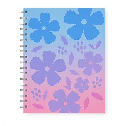 Premium A4 Spiral Notebook(Lavender)