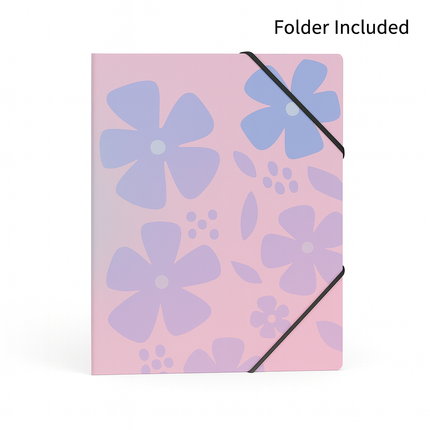 Premium A4 Spiral Notebook(Lavender)