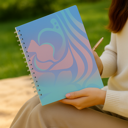 Premium A4 Spiral Notebook(Blush)