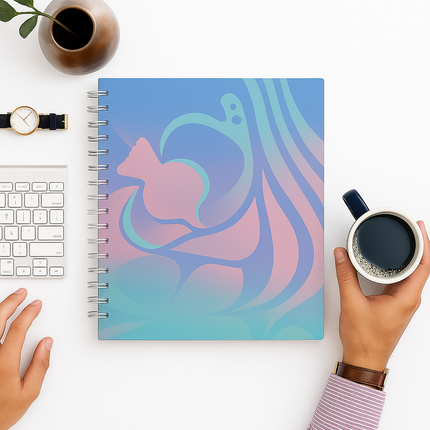 Premium A4 Spiral Notebook(Blush)