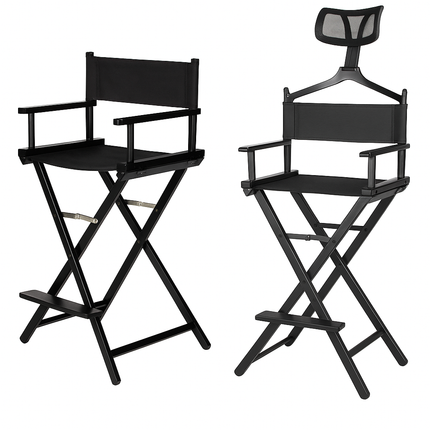 MAKEUP CHAIR WITH HEAD REST
