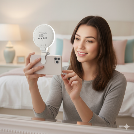 Portable Mini Clip-On LED Ring Light