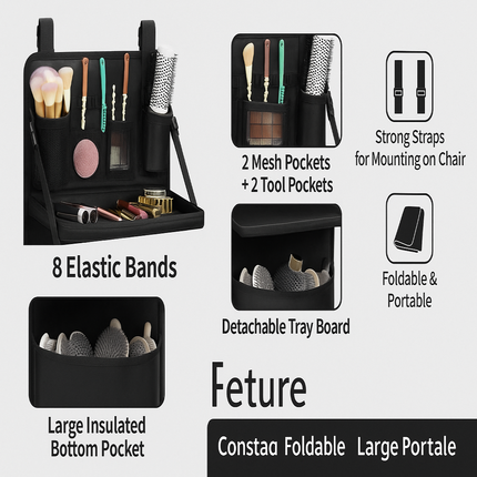 Makeup Chair Side Organizer
