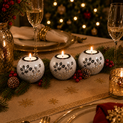Elegant Handmade Candle Holder Set(Model D)