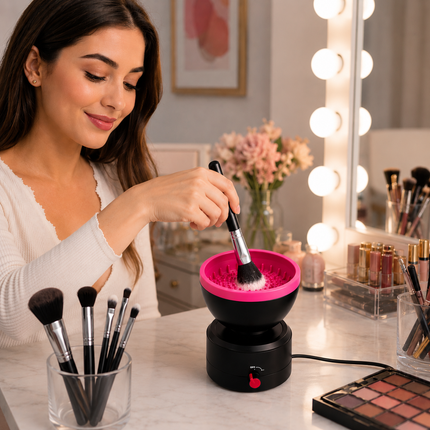 Automatic Makeup Brush Cleaner Machine USB Powered