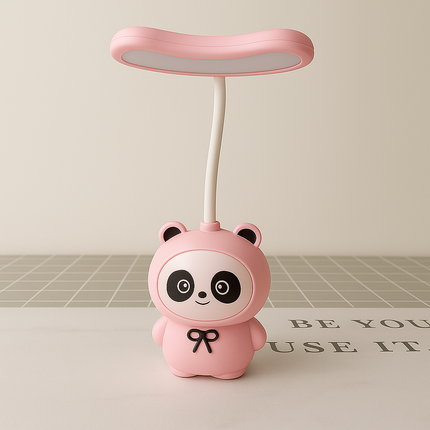 Cute Panda LED Desk Lamp (Light Pink)