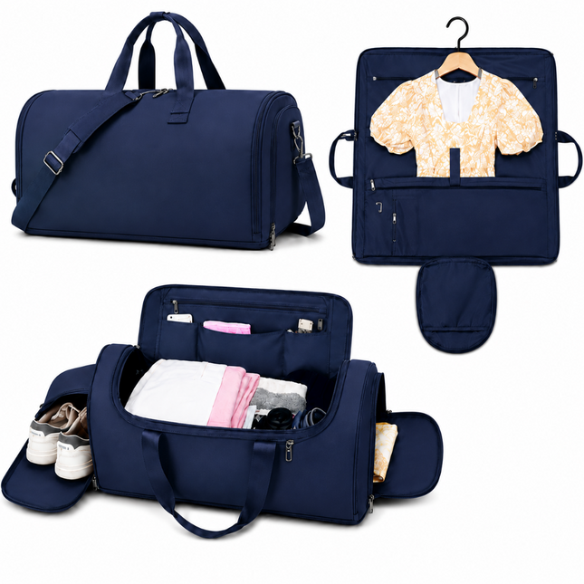 Premium Travel Duffel Bag (Navy blue)