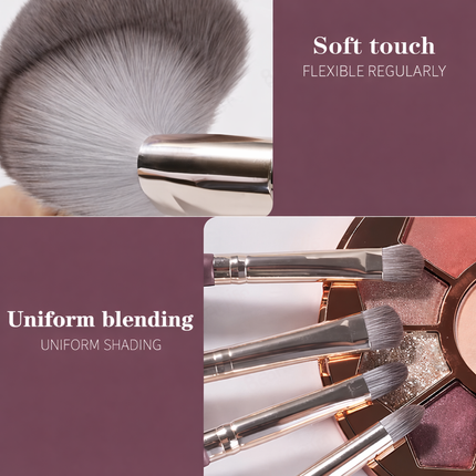 Combo of 14 Makeup Brushes and Makeup Artist Touch up belt