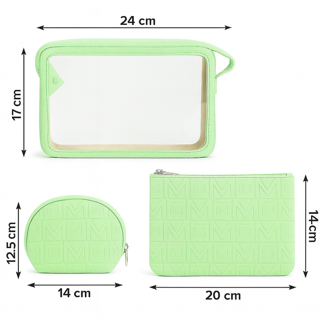 Multipurpose Cosmetic Pouch(Green)