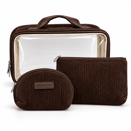 Multipurpose Cosmetic Pouch (Dark brown)