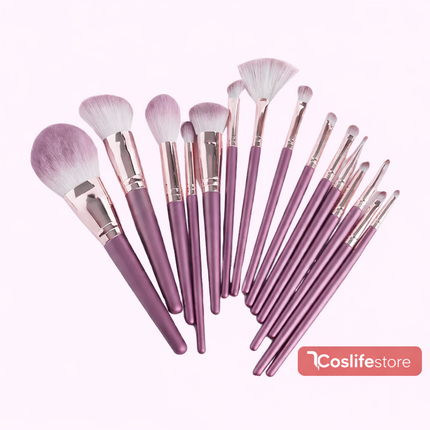 Combo of 14 Makeup Brushes and Makeup Artist Touch up belt