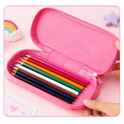 DIY Felt Pencil Case Sewing Kit for Kids with Zipper (Unicorn)