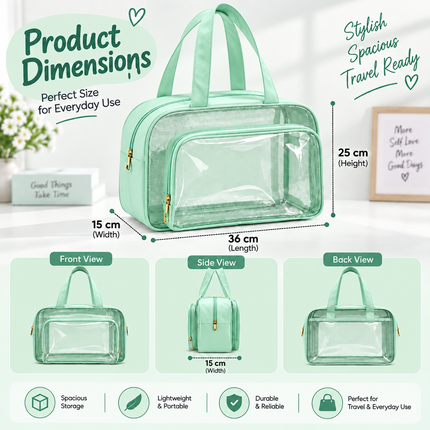 Multipurpose kids bag with Spacious Compartments & Waterproof Design(Mint green)