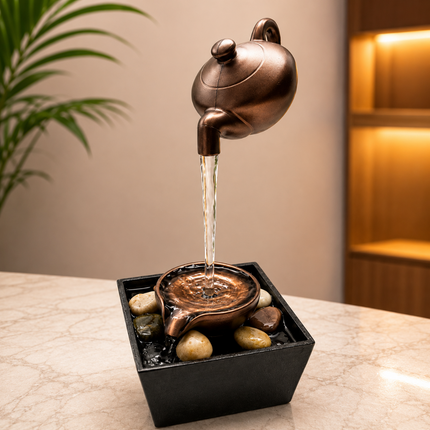 Premium Tabletop Water Fountain for Home Decoration(Model D)