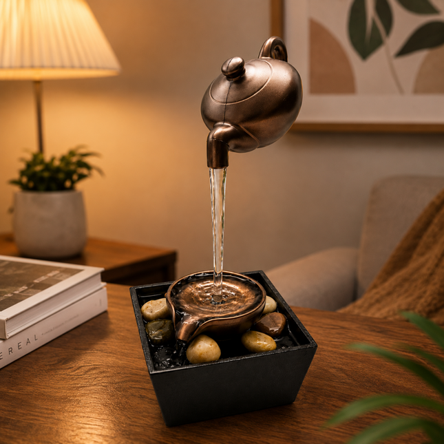 Premium Tabletop Water Fountain for Home Decoration(Model D)