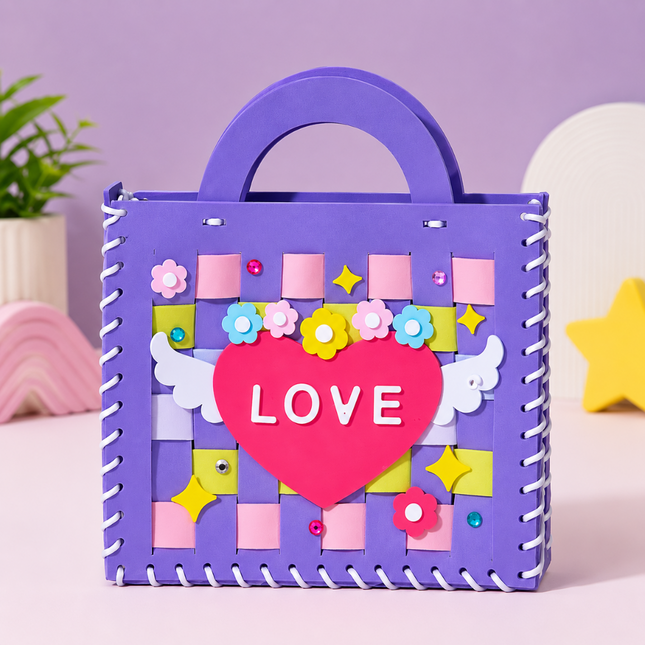 DIY Handbag Craft Kit for Kids(Blue)